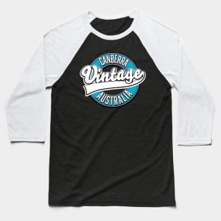 Canberra Australia vintage logo Baseball T-Shirt